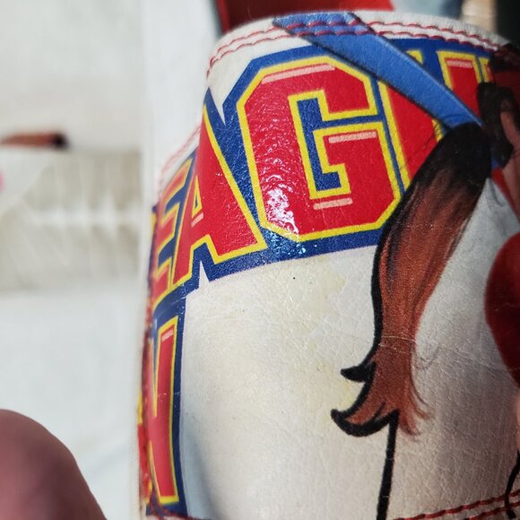 New Balance White Red Big League Chew Baseball Artsy Summer Fun Slides Sandals 9 - Picture 11 of 11